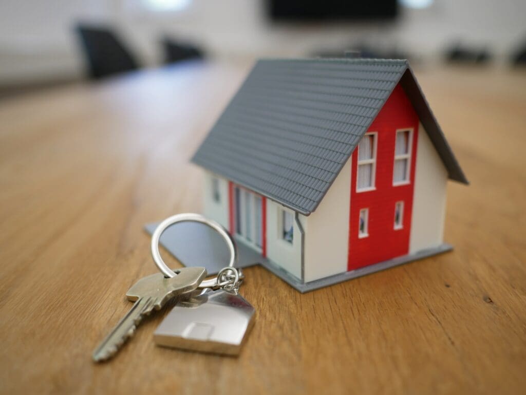 new home with keys
